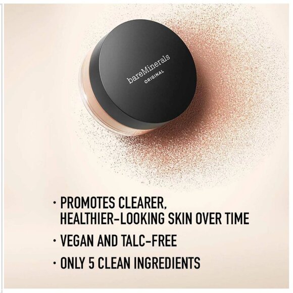 bareMinerals ORIGINAL SPF 15 Foundation Neutral Dark 24 8g / 0.28 oz New Sealed - Picture 5 of 5